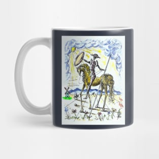 Don Quixote Fantasy Abstract Dali Print Mug